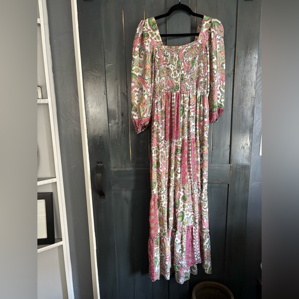 Me 2 Magic Anthropologie BOHO Maxi Dress 
Sz L - Picture 4 of 10